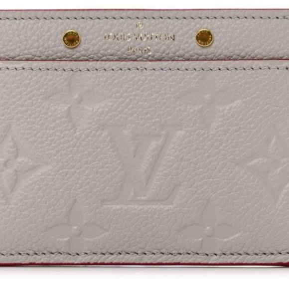 Louis Vuitton Credit Card Holder Wallet Monogram Grey Leather - Picture 9 of 9